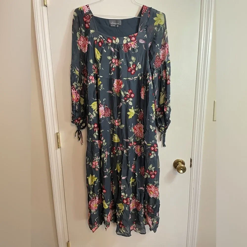 pleated floral maxi dress anthropologie maxi dress with cut out Andra cut-out floral-print pleated maxi dress
